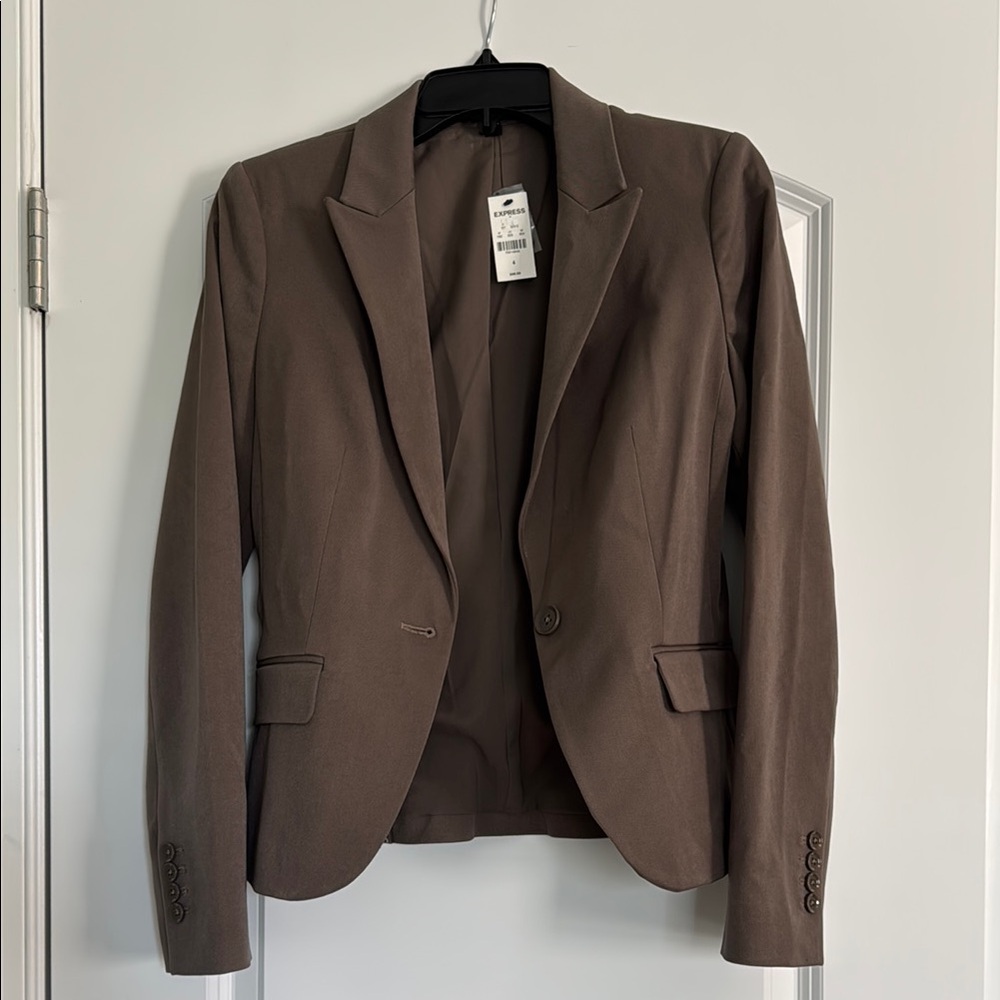 Express Classic Brown Blazer